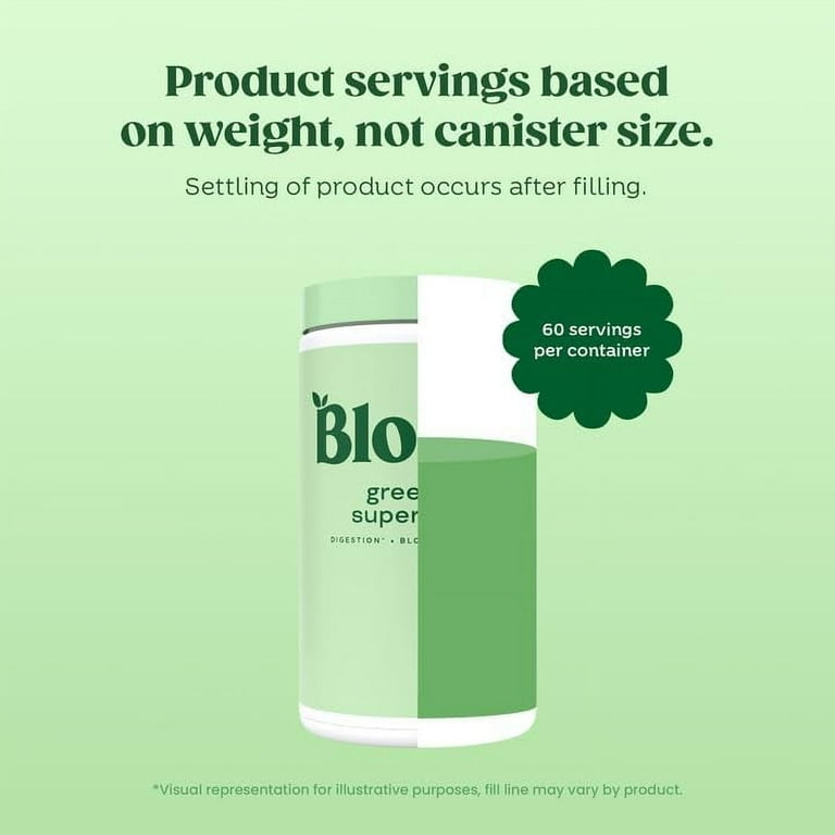 Bloom Nutrition Greens & Superfoods Powder, for Digestive Health, Citrus, 60 Servings
