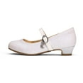 thumbnail image 4 of Dream Pairs Girls Mary Jane Low Heel Princess Flower Wedding Party Pump Dress Shoes, 4 of 5
