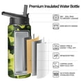thumbnail image 2 of Camouflage Insulated Stainless Steel Water Bottle with Straw & Cleaning Brush – 18/32/40 Oz | Leakproof, BPA-Free, 304 Stainless Steel, Wide Mouth, Travel Mug for Car, Gym, Office, 2 of 5
