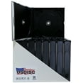 thumbnail image 2 of USDISC CD Jewel Cases Chubby 22mm, Triple 3 Disc, Black, Pack Of 100, 2 of 4