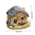 thumbnail image 5 of fastboy Fairy Garden Kit Synthetic Resin Durable Beautiful Eye-catching Porable Terrarium Decor Different Display Balcony Decoration Gray, 5 of 5