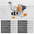 thumbnail image 2 of Airless Paint Sprayer, 3300PSI High-Pressure Spray Gun with Stand, 0.82HP for House Interior/Exterior, Deck, Fence, Furniture | DIY Home Makeover | 120V, 1.2 GPM Flow | Includes 25ft Hose, 2 of 10