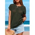 thumbnail image 4 of Top Prettygarden con mangas de ganchillo para mujer, primavera-verano, 4 of 8