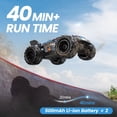 thumbnail image 3 of JoyStone Remote Control Car, 1:18 Remote Control Monster Truck All-Terrain 2.4GHz RTR RC Cars W/ 2 Batteries for Kids Toys Gift, Black & Blue, 3 of 8