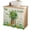 Green Gold Beige, variant on Happy St. Patrick's Day Small Cabinet Curtains 10"W x 11"L, Spring Green Lucky Clovers Leaf Sink Skirt Dust-Proof Short Curtain for Bathroom Vanity Storage Cubby Desk, Self Adhesive Privacy Drapes