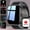 Black tape + black steel tape, variant on Brand New 2.01" Full Touch HD Sports Calling Smart Bracelet, Bluetooth Call & Message Alerts, USB Rechargeable, Compatible with Android & iPhone, Unisex Daily Fitness Watch