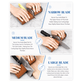 thumbnail image 4 of Rolling Knife Sharpener Kit with Diamonds and Ceramic for Steel of Any Hardness 15 and 20 Degree Magnetic Angle Knife Sharpeners, 4 of 5