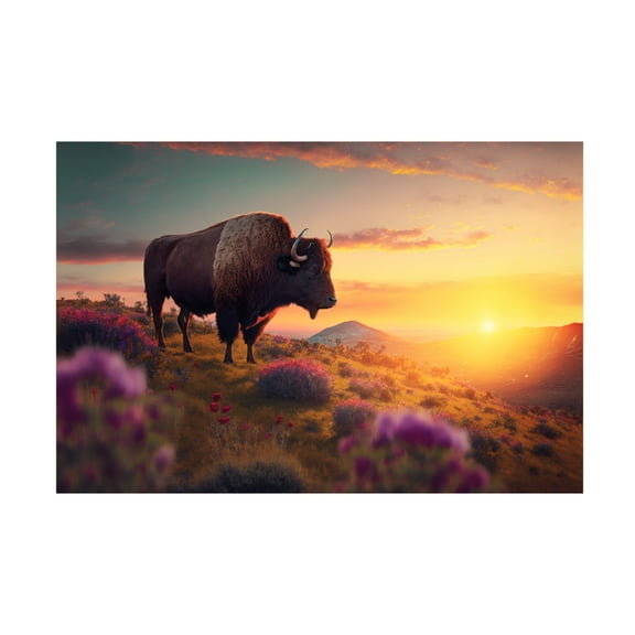 Canvas Wall Art - Ray Heere 'North American Wildlife 59' Wall Art for Living Room, Bedroom, or Office Décor by Trademark Fine Art - 19 x 12 Inches