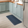 thumbnail image 6 of Mohawk Home Solid Atrium Scroll Tempur-Pedic Anti-Fatigue Non-Slip Cushioned 3/4" Thick Kitchen Floor Mat, Blue 1'8" x 3'6", 6 of 9