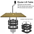 thumbnail image 3 of Base de Table de Routeur, Compatibilité Design Manivelle Base de Levage de Routeur pour Menuiserie, 3 of 7
