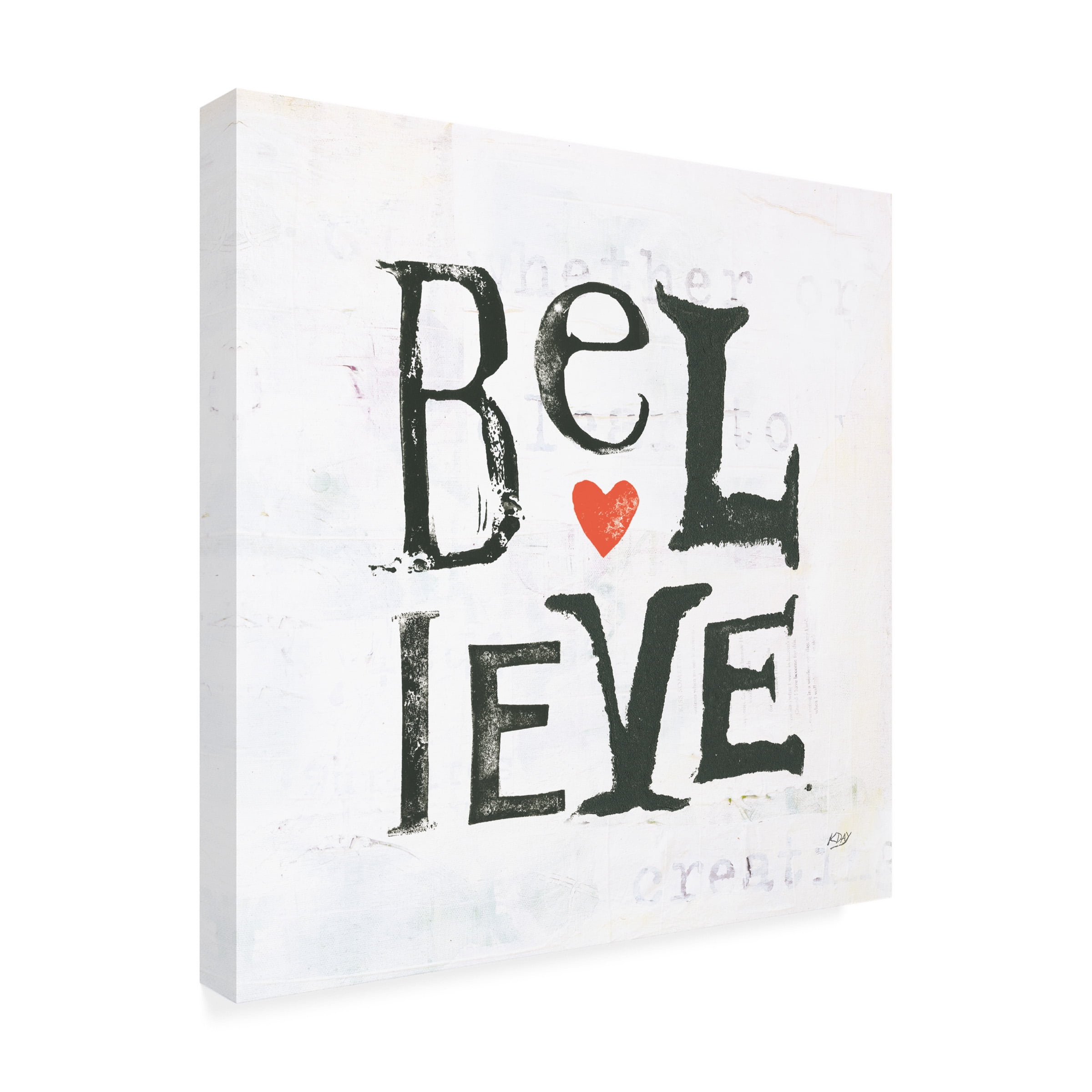 Kellie Day 'Believe' Canvas Art
