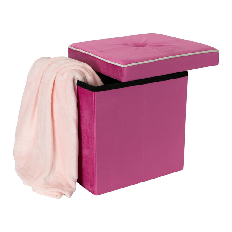 Pink ottoman walmart discount