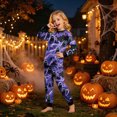 thumbnail image 2 of KPOPLK Girls Pajamas - 2 Piece Long Sleeve Halloween Pajamas and Pants Set 2-8 Years Kids Outfit Set,Size 3-4 Years, 2 of 9