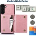 thumbnail image 2 of for Samsung Galaxy S23 Crossbody Wallet Case for Women, Bling Glitter PU Leather Phone Case with RFID Blocking Card Holder Cover for Samsung Galaxy S23 SZ Rose Gold, 2 of 18