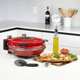 thumbnail image 5 of Kalorik Hot Stone Pizza Oven, in Red (PZM 43618 R), 5 of 12