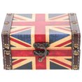 thumbnail image 3 of FONDOTIN 1Pack Patriotic Trinket Box Wooden Material with Dustproof Feature for Family, 3 of 8