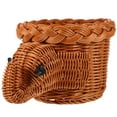 thumbnail image 5 of LEORX Fruit Storage Basket Covered Snack Basket Brown Plastic 1Set for Restaurant Use, 5 of 7