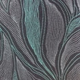 thumbnail image 3 of Plutus Brands Blue Plutus Leafs Floral Luxury Throw Pillow 18 in x 18in, Double Sided 18" x 18", 3 of 8