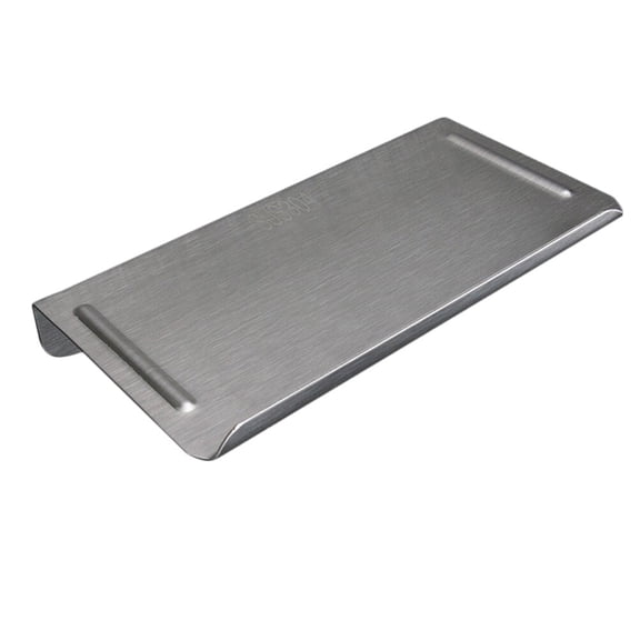 WHAMVOX Stainless Steel Storage Tray for Bathroom Use and Safe Grey PHONE HOLDER with Smooth Edges 7.87x4.72x4.72 inches