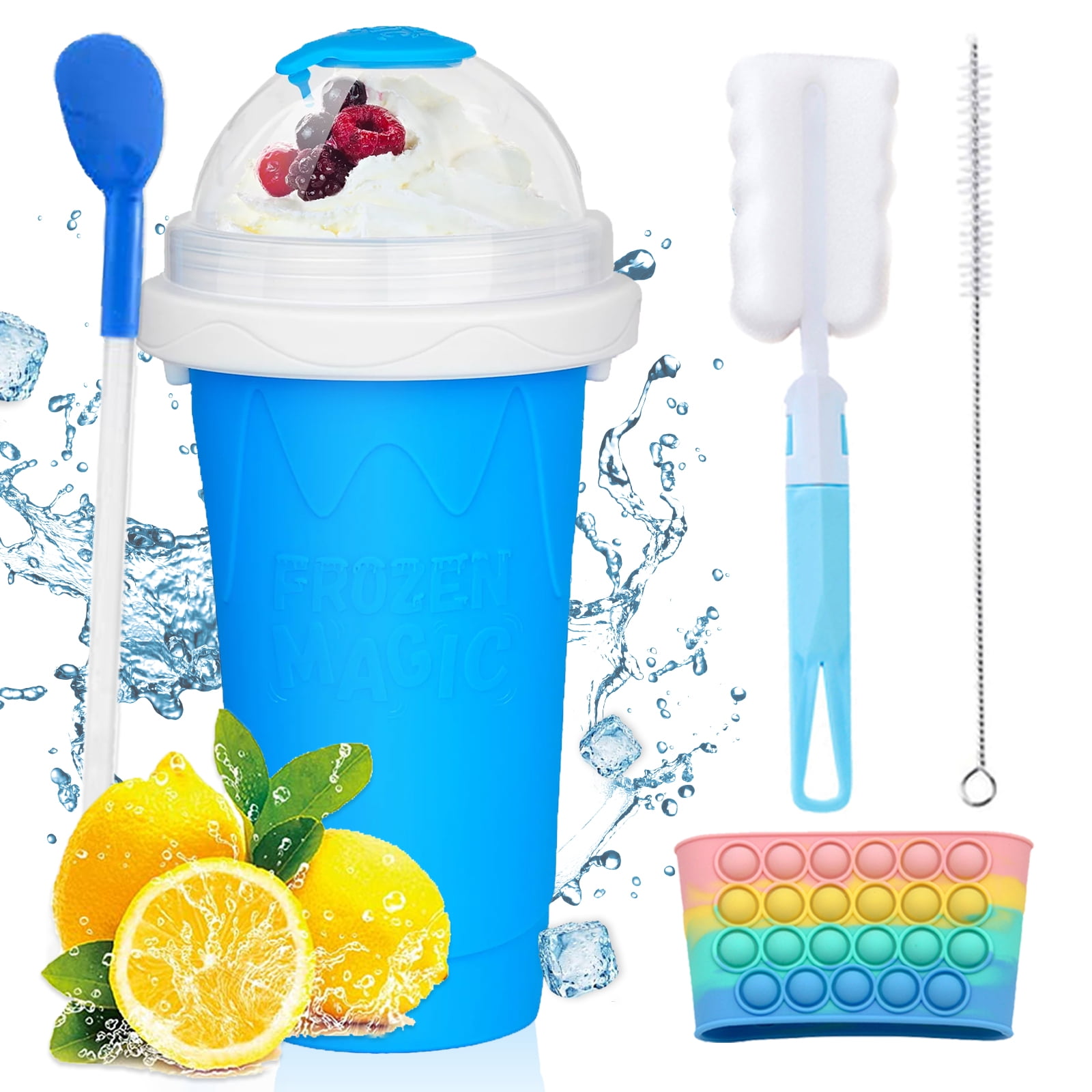 Slushy Maker Cup, Quick Frozen Magic Cup, DIY Homemade Smoothie Cup