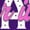 Purple, variant on Fear Not Pray On It, Pray Over It, Pray Through It Womens Christian Short Sleeve T-shirt-Black-small
