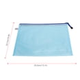 thumbnail image 4 of Mesh Zipper Bag, Transparent File Bag Practical  For Maps For Certificates For Documents For Express Light Blue,Light Pink, 4 of 8