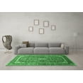 thumbnail image 3 of Ahgly Company Indoor Rectangle Medallion Emerald Green Traditional Area Rugs, 8' x 10', 3 of 4