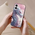 thumbnail image 4 of Compatible with Iphone 16 Case - Cute Soft Pink Sky Dragon Silicone Case Compatible with Iphone 16 Phone Case for Women Men, 4 of 6