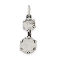 thumbnail image 4 of FB Jewels Sterling Silver Antiqued Bongo Drums Charm, 4 of 4