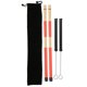 thumbnail image 1 of Juego de cepillos para baquetas, alambre de Metal retráctil de Jazz, varilla de 19 haces, bolsa de felpa, accesorios de percusión (cepillo negro), 1 of 8