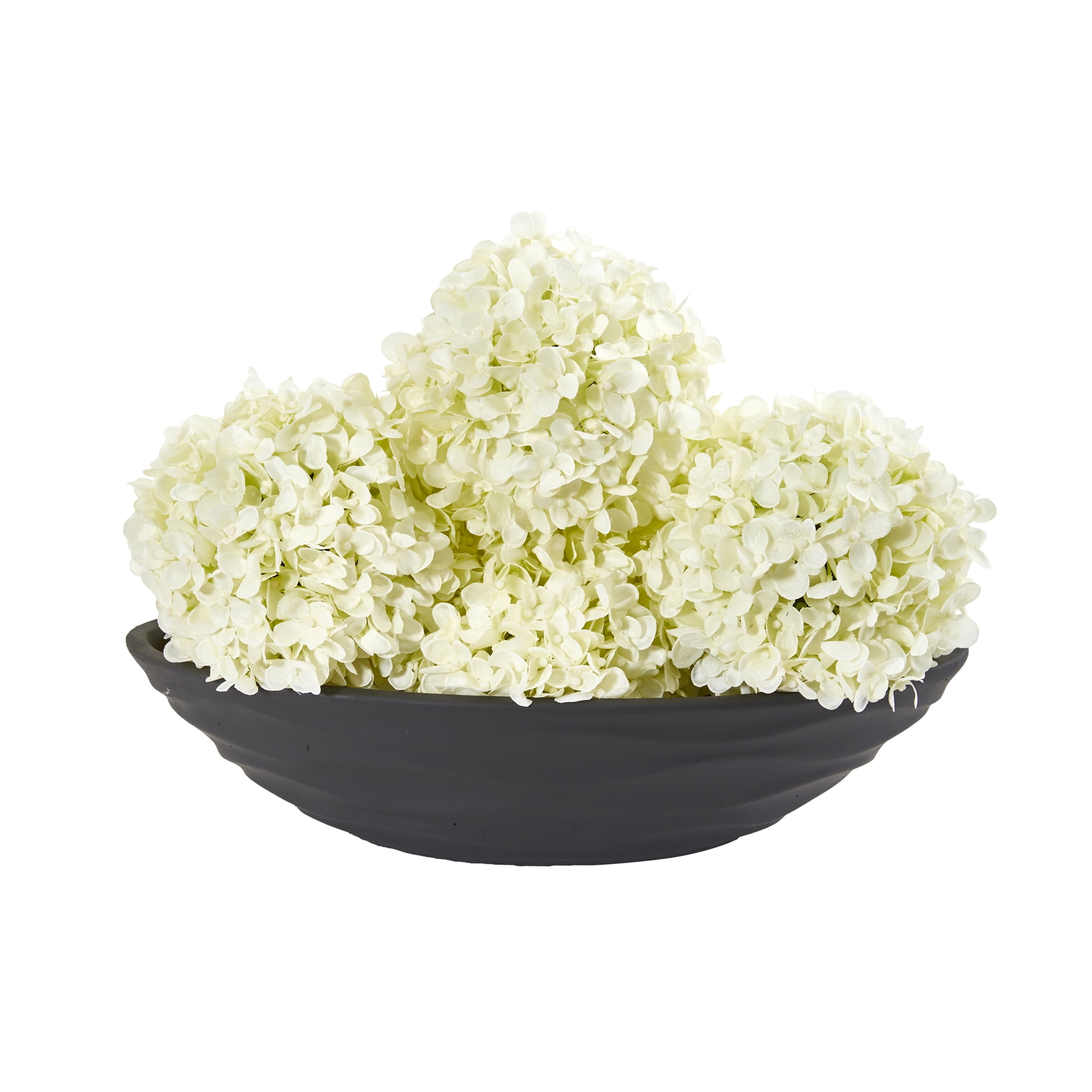 Nearly Natural 6in. Hydrangea Artificial Ball Flower (Set of 4), Cream