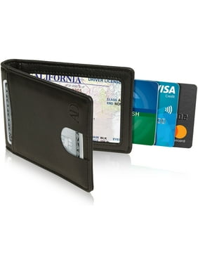Black Mens Wallets Card Cases Walmart Com - 