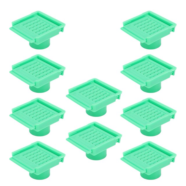 10PCS Beehive Entrance Gates, Plastic Bee Hive Nuc Box Entrance Gates, Beehive Ventilation Opening Window Bee Nests Entrance Bee Door for Beekeepers Beekeeping Tool