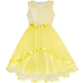 thumbnail image 3 of Sunny Fashion Girls Wedding Dress Sleeveless Flower Party Bridesmaid Dress, Size 4-14, 3 of 12
