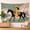 A, variant on XaaKee Tapestry Wall Hanging, Equestrian Minimal Sage Tapestry, High-Quality Polyester Large Tapestry, 60x40Inch