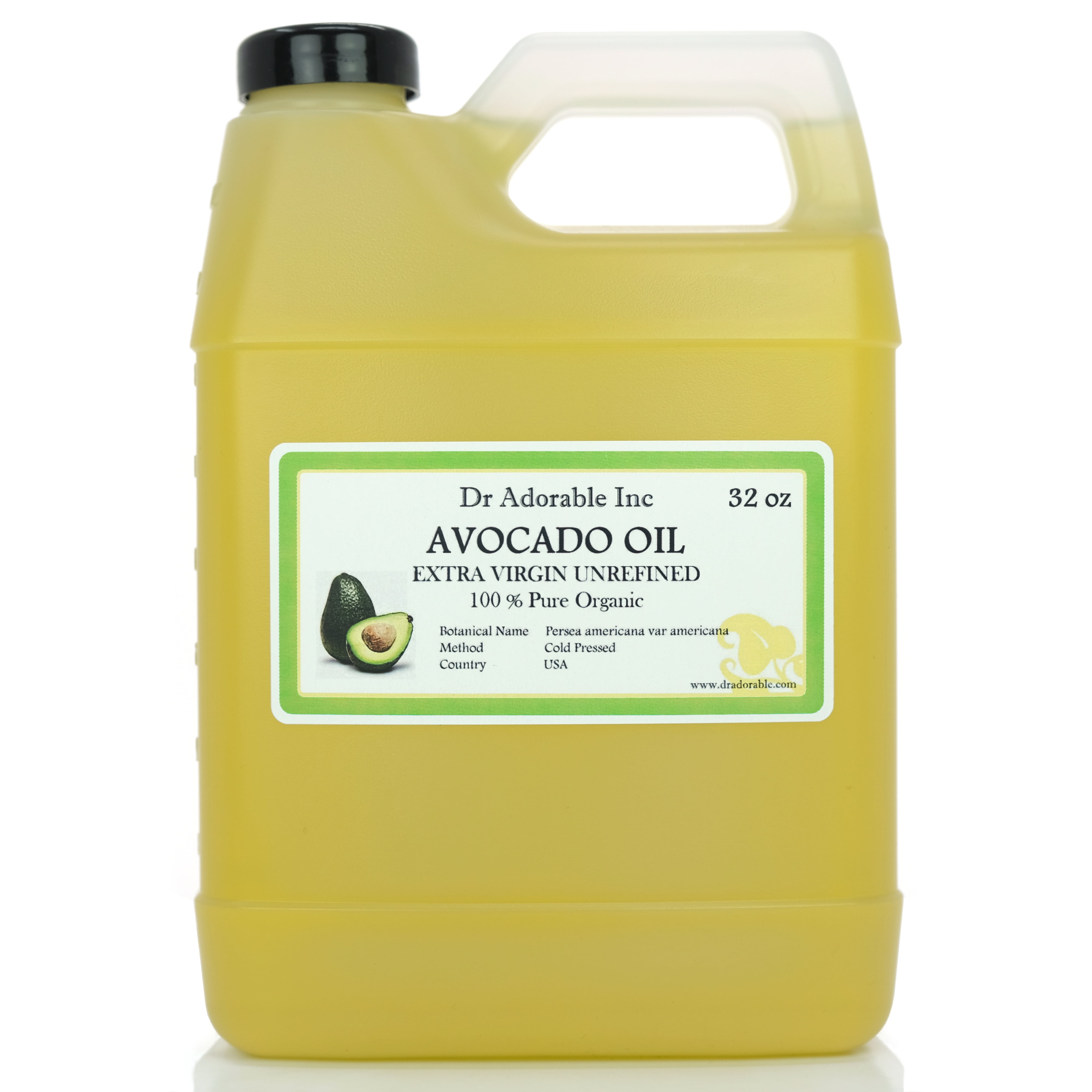 Dr. Adorable 100 Pure Avocado Oil UNREFINED Organic Cold Pressed