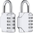 thumbnail image 1 of [2 Pcs] Cadenas à Combinaison 4 Chiffres. Verrouillage Combiné Imperméable. Imperméable, 1 of 3