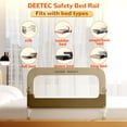 thumbnail image 5 of Barandilla de protección de cama Deeteck 32 alturas ajustables y plegables, 5 of 5