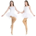 thumbnail image 6 of Dance Tights for Women Girl Solid Color Ballet Tights Comfortable Convertible Opaque Tights, 6 of 7