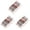 Silver 3PCS, variant on Set Of 16 Rhinestone Crystal Pins Double Rhinestone Hair Barrette Clip Metal Hair Pins For Women Girls Multi Color