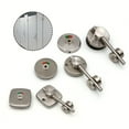 BTOER Toilet Indicator Lock Round Rod Latch Stainless Steel Bathroom ...