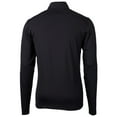 thumbnail image 3 of Men's Cutter & Buck  Black ACC Gear Virtue Eco Pique Recycled Quarter-Zip Pullover Top, 3 of 3