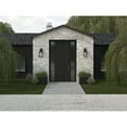 thumbnail image 3 of Walcott One-Light Textured Black Modern Farmhouse Outdoor Large Wall Lantern, 3 of 14