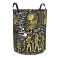 thumbnail image 2 of XMXT Collapsible Laundry Basket, Golden Egyptian Pharaoh Waterproof Laundry Hampers Storage Baskets Dirty Clothes Hamper, 62L, 2 of 8
