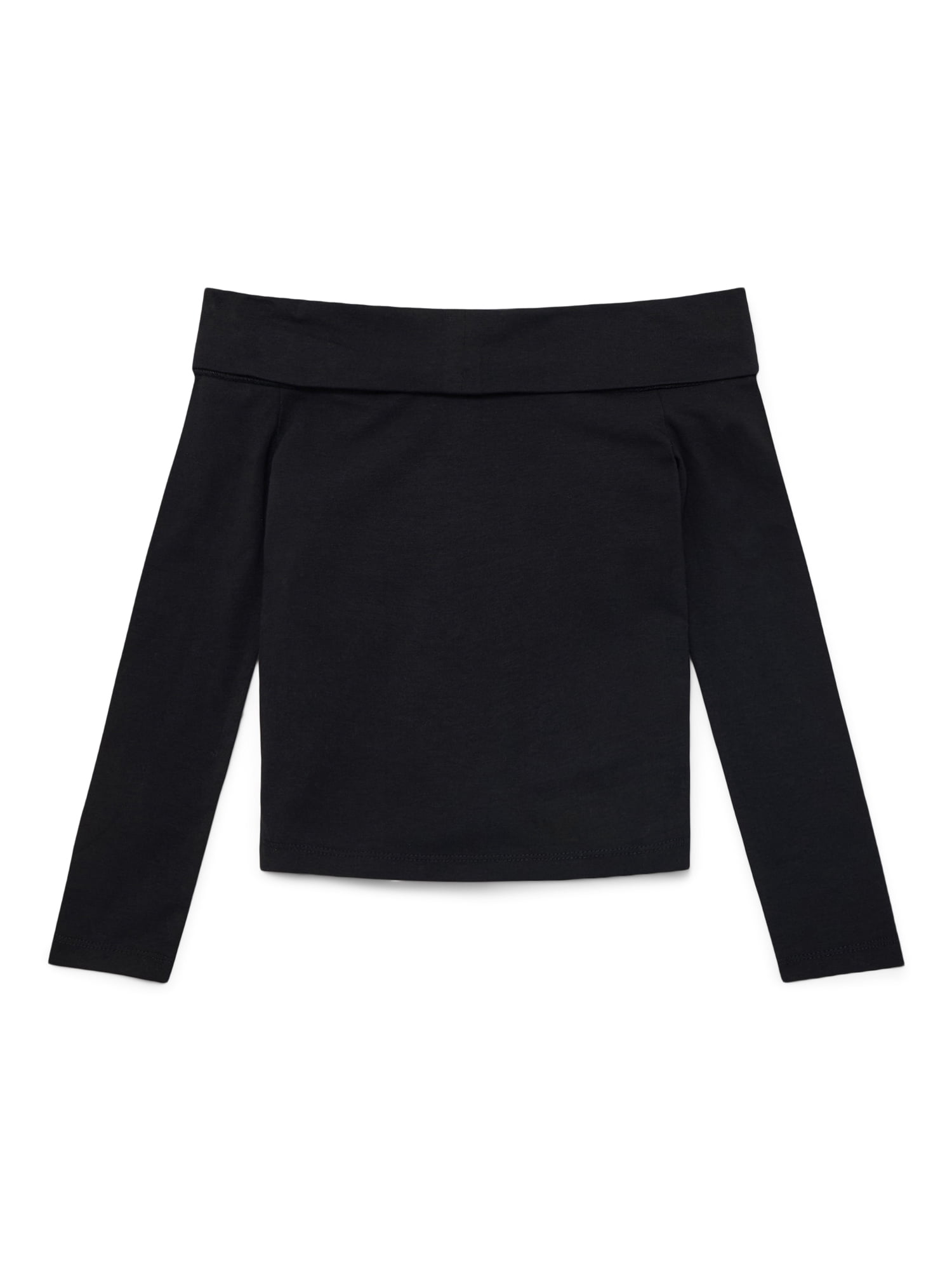 Weekend Academy Girls Off The Shoulder Top with Long Sleeves, Sizes 4-18
