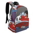 thumbnail image 2 of George Encoge-theme Backpack, Campus style schoolbag Bookbag with Adjustable Shoulder Straps And Large Zip Compartment, Unisex Travel Bags.42x30x15cm, 2 of 6