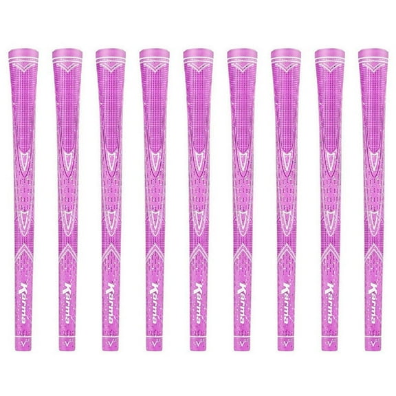 Karma Pink Sparkle 9 Piece Undersize Ladies Golf Grip Bundle