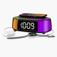 thumbnail image 4 of iHome Alarm Clock Radio with Wireless Charger, Bluetooth Speaker, and 2 USB Chargers (iBTW282), 4 of 6