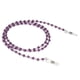 thumbnail image 3 of Qarigey Gafas de moda con perlas de imitación, cadena para el cuello, gafas de sol con cordón, accesorios para montura de gafas de lectura Cadenas y cordones para anteojos Violeta, 3 of 8