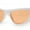 White - Orange, variant on Mad Brow Line Super Thick Temple Angular Flat Top Plastic Sunglasses All Black